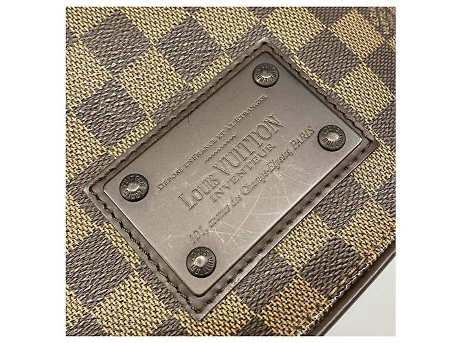 Borsa a tracolla Louis Vuitton Damier Brooklyn MM Damier ebene - vista 6
