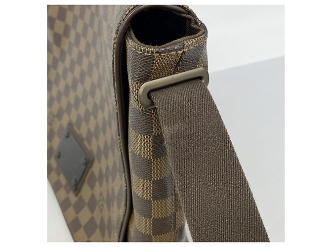 Borsa a tracolla Louis Vuitton Damier Brooklyn MM Damier ebene - vista 9