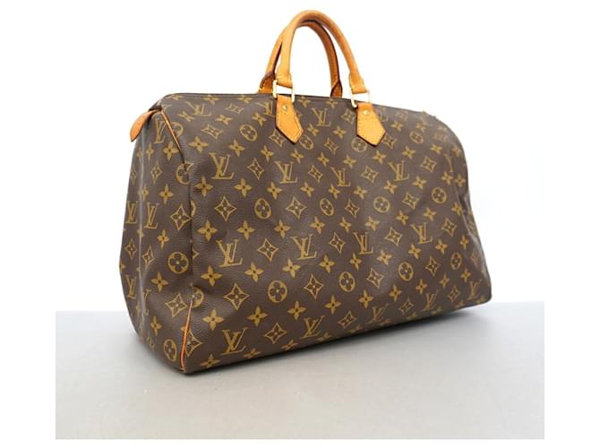 Borsa Louis Vuitton Monogram Speedy 40 Marrone - vista 2