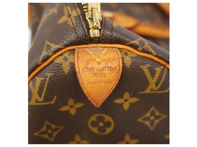 Borsa Louis Vuitton Monogram Speedy 40 Marrone - vista 5