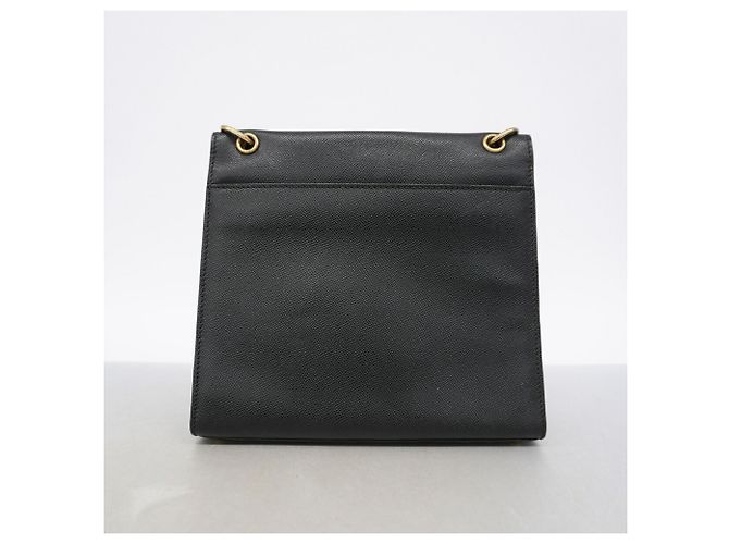 Timeless Borsa a tracolla Chanel in pelle di vitello martellata nera Nero - vista 10