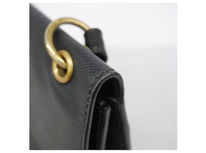 Timeless Borsa a tracolla Chanel in pelle di vitello martellata nera Nero - vista 6