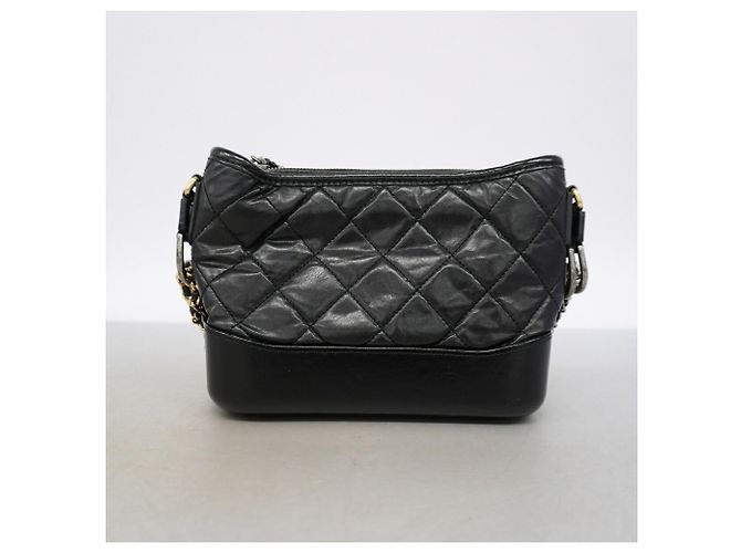 Bolsa de Ombro Chanel Gabrielle de Chanel Preto - vista 10