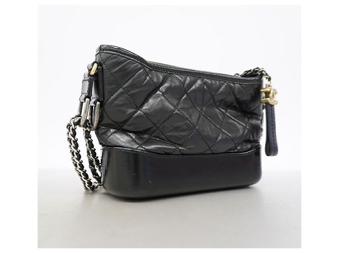Bolsa de Ombro Chanel Gabrielle de Chanel Preto - vista 2