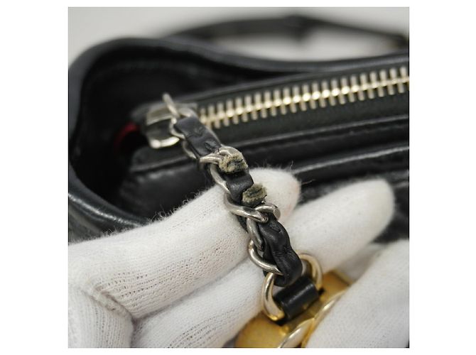 Bolsa de Ombro Chanel Gabrielle de Chanel Preto - vista 6