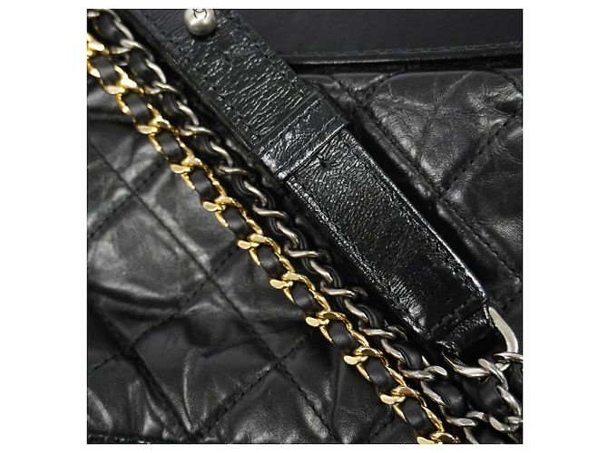 Bolsa de Ombro Chanel Gabrielle de Chanel Preto - vista 9