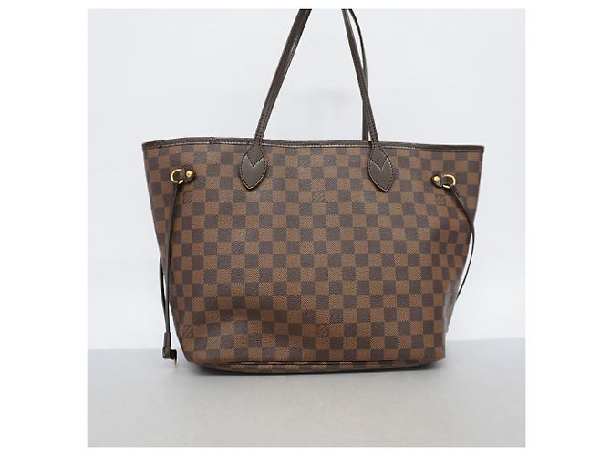 Borsa Tote Louis Vuitton Damier Neverfull MM N51105 Ebene Damier ebene - vista 11