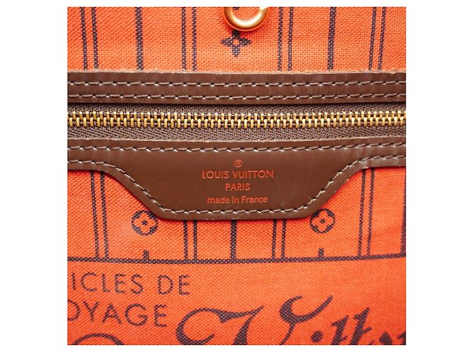 Borsa Tote Louis Vuitton Damier Neverfull MM N51105 Ebene Damier ebene - vista 5