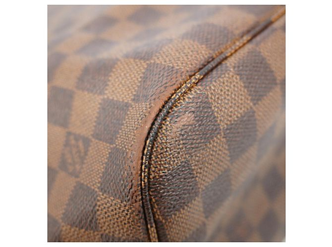 Borsa Tote Louis Vuitton Damier Neverfull MM N51105 Ebene Damier ebene - vista 7