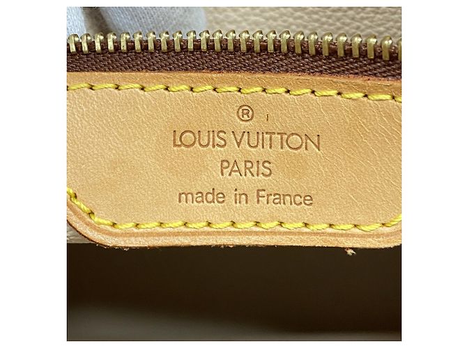 Borsa Tote Louis Vuitton Monogram Bucket GM Marrone - vista 5