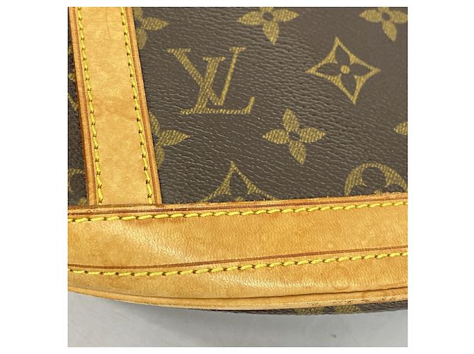 Borsa Tote Louis Vuitton Monogram Bucket GM Marrone - vista 7