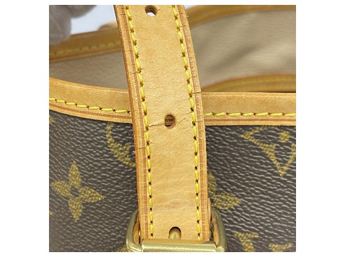 Borsa Tote Louis Vuitton Monogram Bucket GM Marrone - vista 8