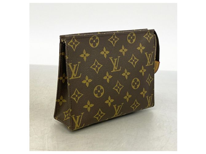 Louis Vuitton Monogram Pochette Toilette 19 Marrone - vista 2