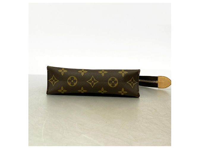 Louis Vuitton Monogram Pochette Toilette 19 Marrone - vista 3