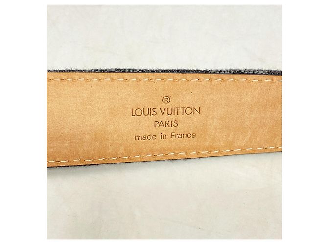Louis Vuitton Monogram Denim Gürtel Schwarz - Ansicht 2