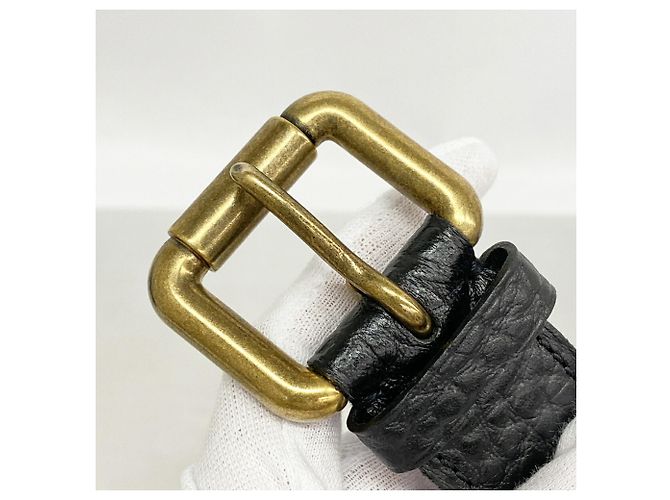 Louis Vuitton Monogram Denim Gürtel Schwarz - Ansicht 7