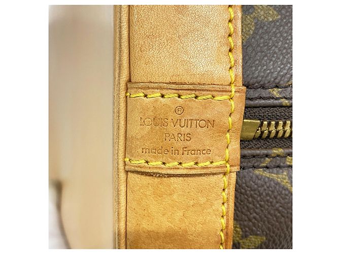 Borsa Louis Vuitton Monogram Alma Marrone - vista 5