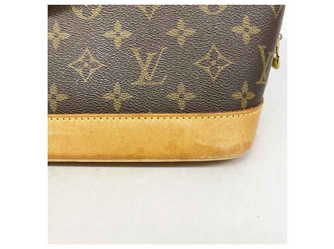 Borsa Louis Vuitton Monogram Alma Marrone - vista 7