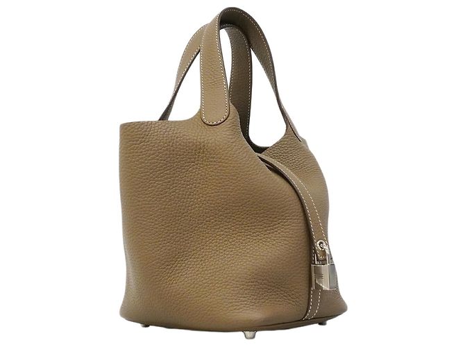 Hermès Hermes Picotin Lock PM Handtasche Taupe - Ansicht 2