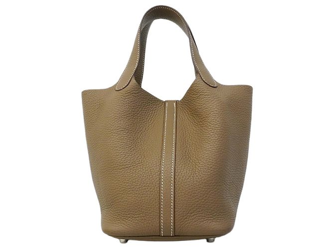 Hermès Hermes Picotin Lock PM Handtasche Taupe - Ansicht 8