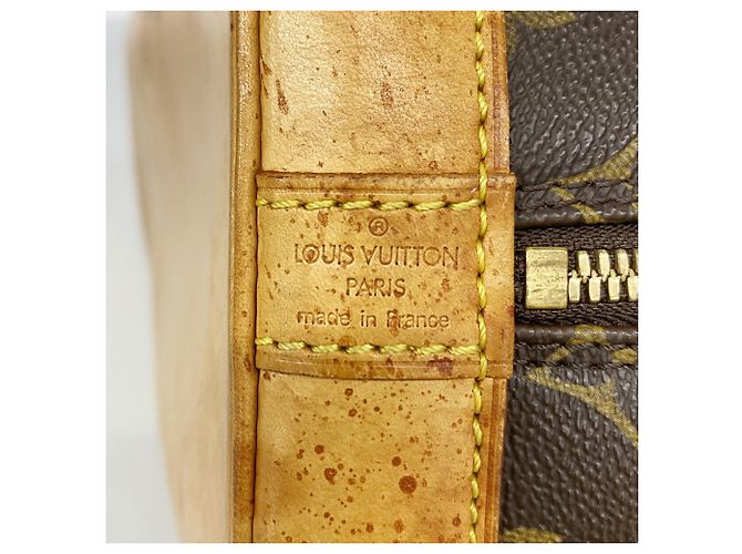Borsa Louis Vuitton Alma Monogram Marrone - vista 5