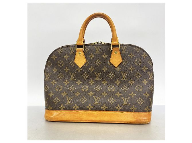 Borsa Louis Vuitton Alma Monogram Marrone - vista 9