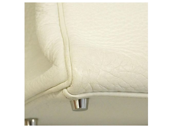 Hermès Borsa Hermes Kelly 32 in bianco - vista 13