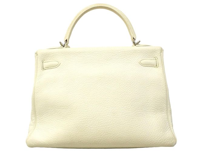 Hermès Borsa Hermes Kelly 32 in bianco - vista 17