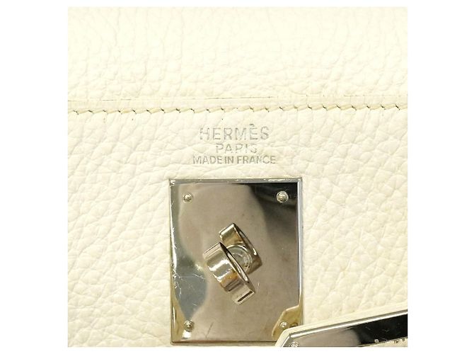 Hermès Borsa Hermes Kelly 32 in bianco - vista 5