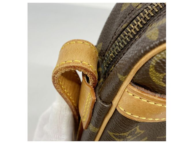 Borsa a tracolla Louis Vuitton Monogram Jeune Fille Marrone - vista 8