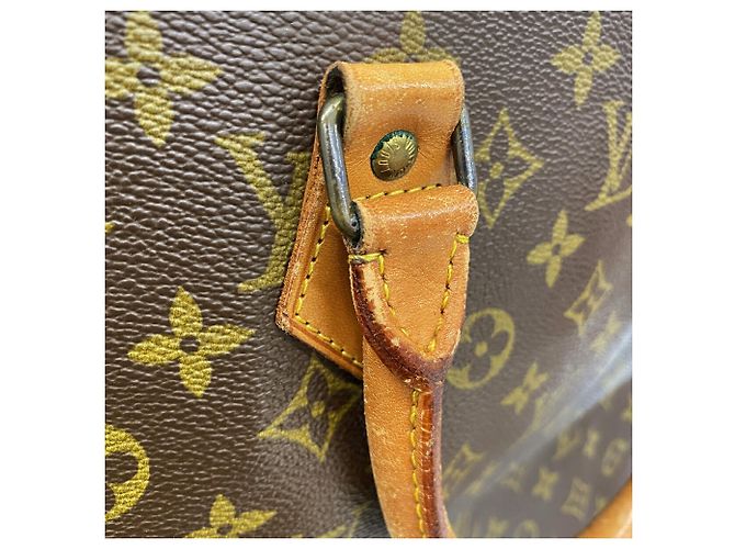 Borsa Tote Louis Vuitton Monogram Sac Plat Marrone - vista 8