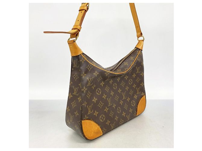 Borsa a tracolla Louis Vuitton Monogram Boulogne 30 Marrone - vista 2