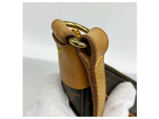 Borsa a tracolla Louis Vuitton Monogram Boulogne 30 Marrone - vista 8