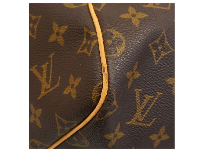 Borsa Louis Vuitton Boston Monogram Keepall 55 Marrone - vista 6