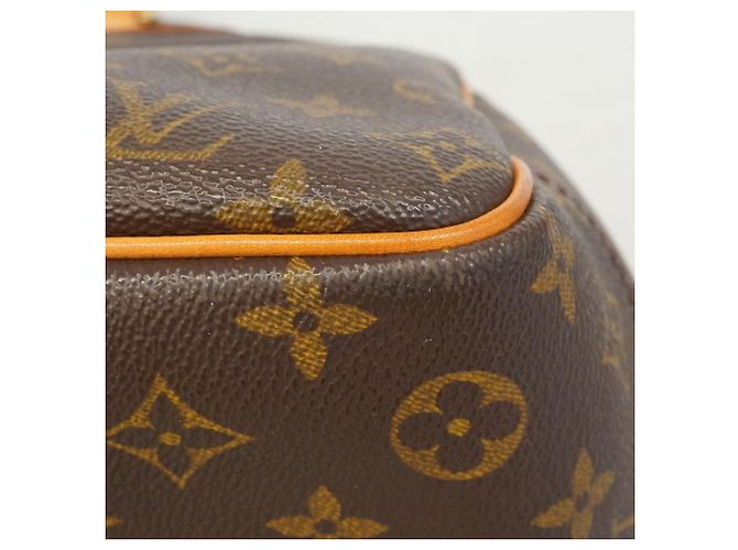 Borsa Louis Vuitton Monogram Deauville Marrone - vista 9