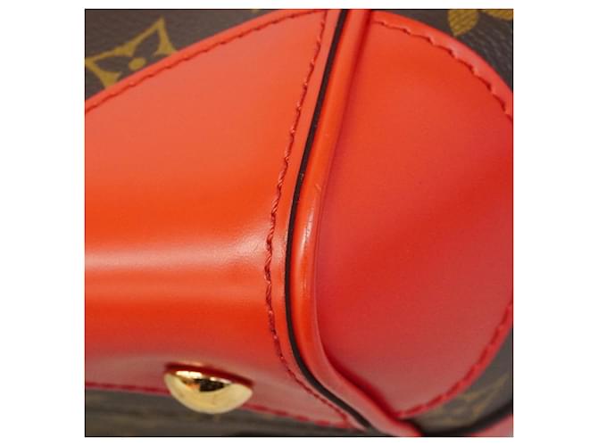 Borsa Louis Vuitton Monogram Phoenix PM Marrone Rosso - vista 11