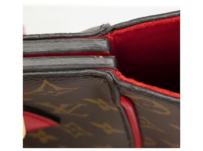 Borsa Louis Vuitton Monogram Phoenix PM Marrone Rosso - vista 8