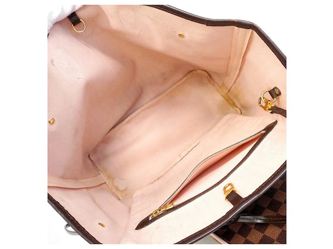 Borsa Tote Louis Vuitton Damier Neverfull MM Damier ebene - vista 4