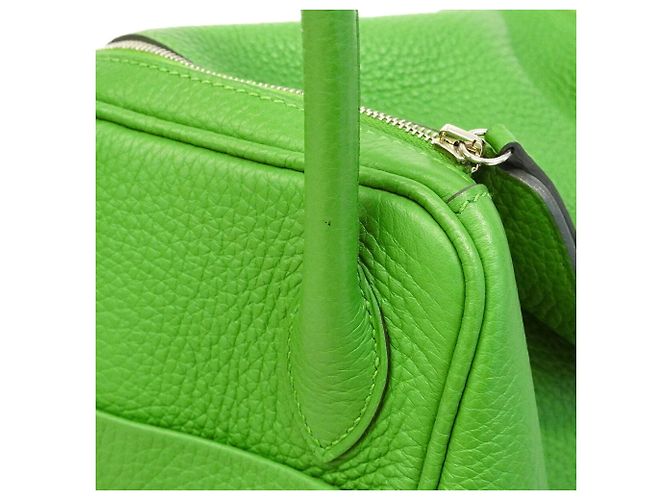 Hermès Borsa Hermes Lindy 26 in Verde - vista 7