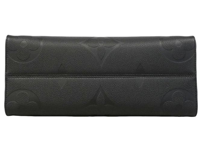 Borsa Tote Louis Vuitton Monogram Empreinte OnTheGo MM Nero - vista 3