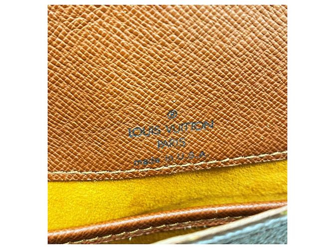 Borsa a tracolla Louis Vuitton Monogram Musette Salsa Marrone - vista 5