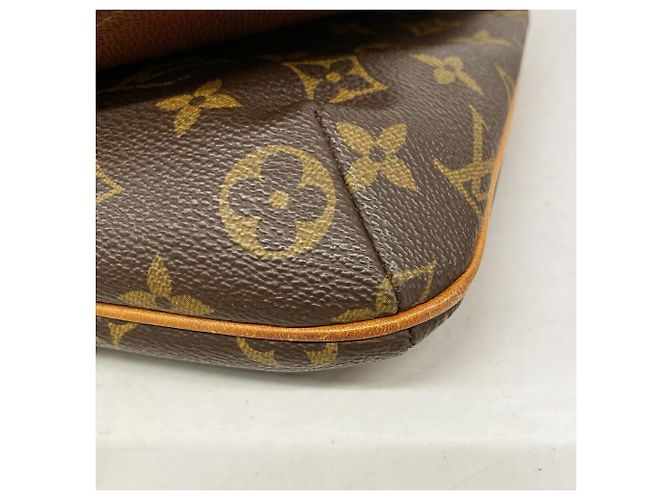 Borsa a tracolla Louis Vuitton Monogram Musette Salsa Marrone - vista 7