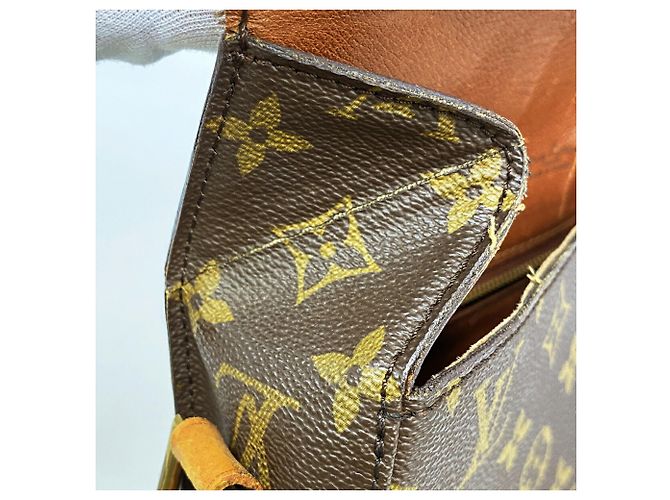 Borsa a tracolla Louis Vuitton Monogram Saint Cloud GM Marrone - vista 12