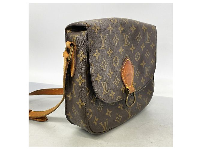 Borsa a tracolla Louis Vuitton Monogram Saint Cloud GM Marrone - vista 2