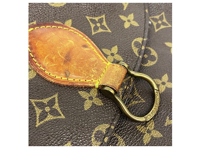 Borsa a tracolla Louis Vuitton Monogram Saint Cloud GM Marrone - vista 7
