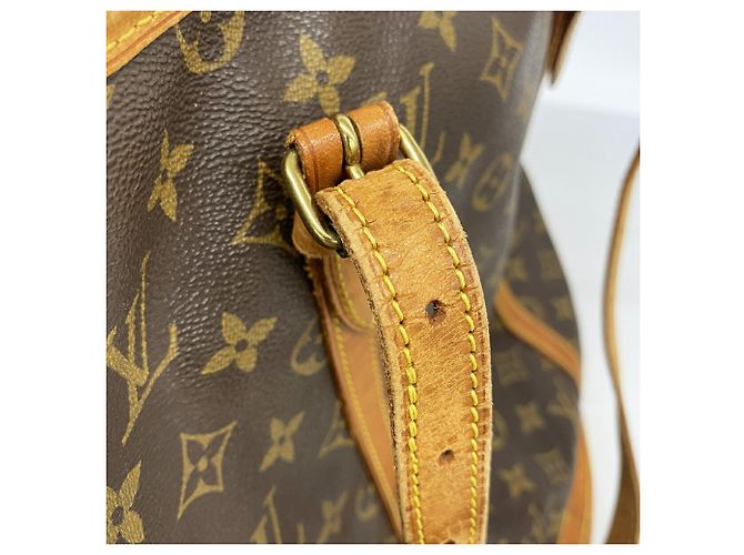 Borsa Tote Louis Vuitton Monogram Bucket GM Marrone - vista 10