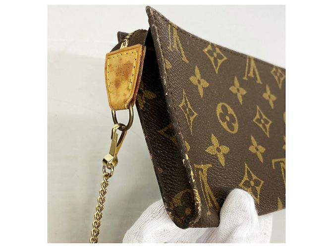 Borsa Tote Louis Vuitton Monogram Bucket GM Marrone - vista 8