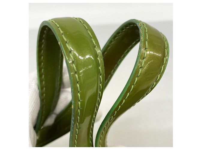 Borsa Louis Vuitton Vernis Wilshire Boulevard Verde - vista 10