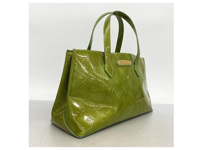 Borsa Louis Vuitton Vernis Wilshire Boulevard Verde - vista 2