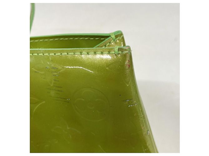 Borsa Louis Vuitton Vernis Wilshire Boulevard Verde - vista 8